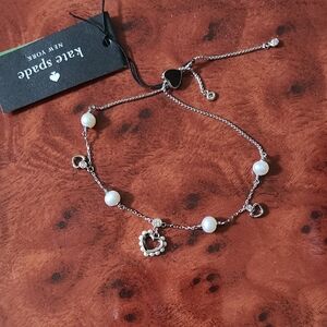 NWT Kate Spade Shining Spade Slider Bracelet